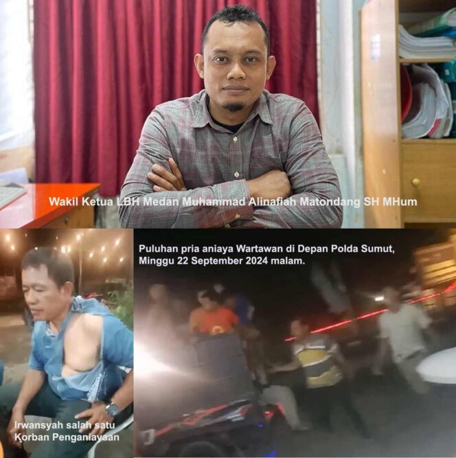 LBH Medan Angkat Bicara Soal Penganiayaan Wartawan di Depan Polda Sumut, Ini Tanggapan PWI, KKJ dan LPSK