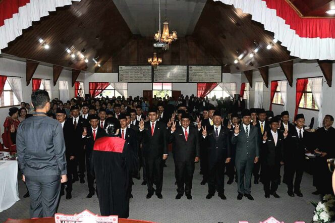 35 Anggota DPRD Taput Dilantik, Berikut Namanya