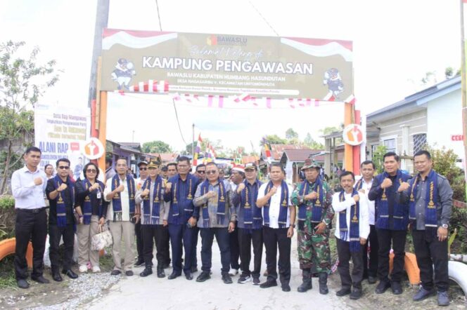 Resmikan Kampung Pengawasan, Bawaslu Mengajak Masyarakat Terlibat Dalam Pengawasan Partisipatif