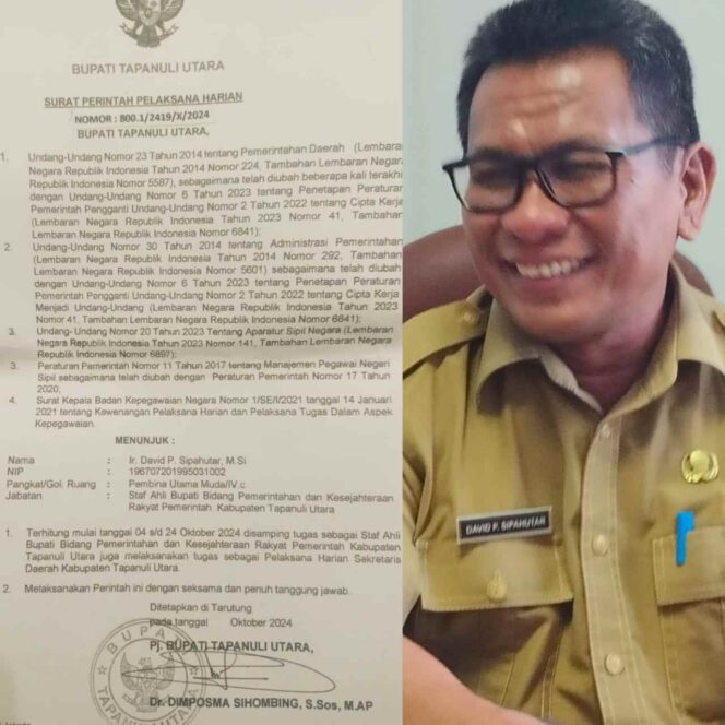 Plh Sekda Taput Klarifikasi Tudingan Ilegal dari Kasatpol PP Malah Diajak Berkelahi