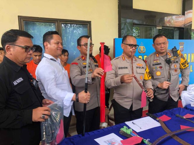 20 Anggota Geng Motor di Sunggal Ditangkap, 1 Orang Tewas