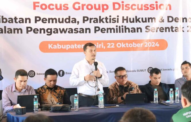 Bawaslu Sumut Ajak Pemuda dan Praktisi Hukum Ikut Serta Awasi Pilkada Serentak