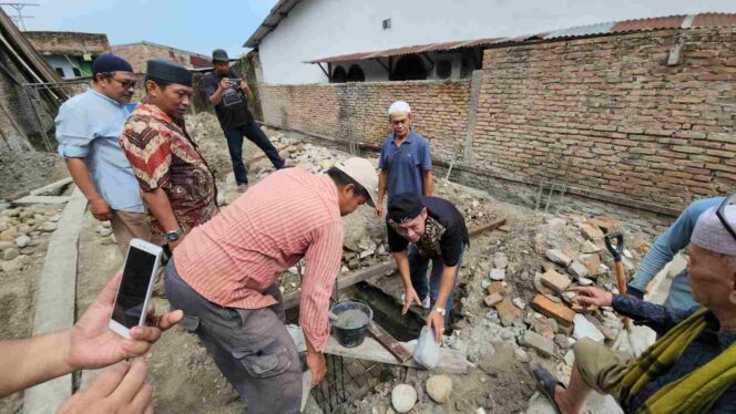 Jahari Sitepu Wakafkan Lahan untuk Perluasan Masjid Al Qomar Beringin Medan Johor