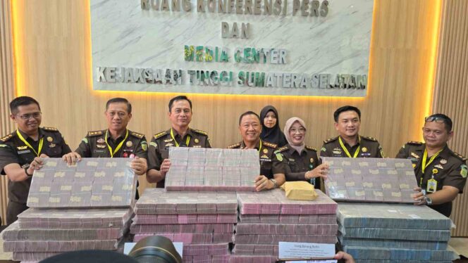 Kejati Sumsel Sita Uang Rp 22,5 M Kasus LRT, 4 Tersangka Segera Disidang