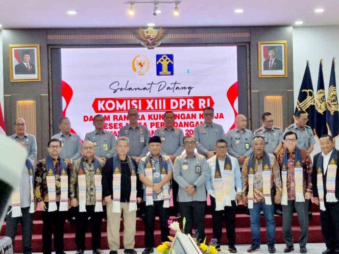Sugiat Santoso Pimpin Kunker Komisi XIII DPR RI ke Kanwil Kemenkumham Sumut