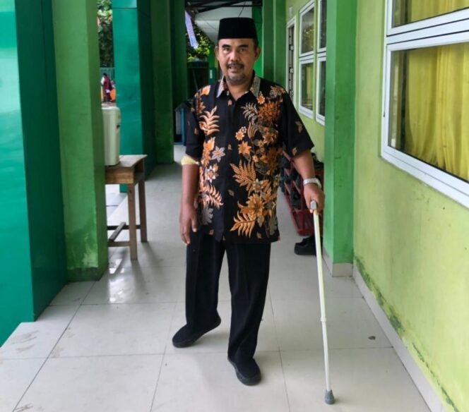 Walau Terkena Stroke, Guru MAN 1 Langkat Semangat Untuk Mengajar