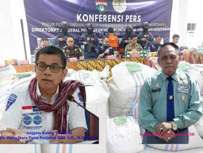 Komisi III DPR RI Cek Proses Hukum Perdagangan 1,1 Ton Sisik Trenggiling Diduga Libatkan Aparat, Letkol CHK (P) H Soetarno SH : Usut Sampai ke Akar-Akarnya