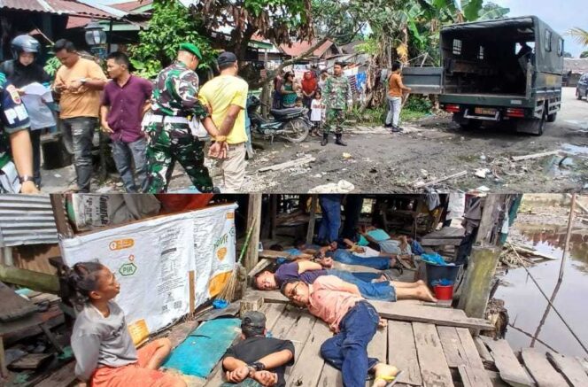 Kodim 0208/Asahan Gerebek Tempat Jualan Narkoba di Warung Desa Sei Jawi Jawi