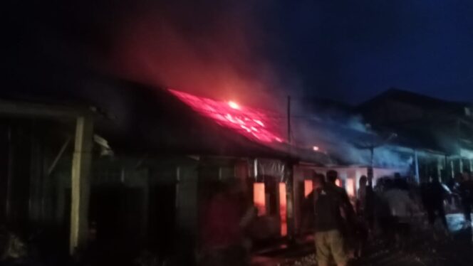 4 Rumah Warga Hiliasi Dilalap Api, Diduga karena Nyalakan Lilin untuk Penerangan