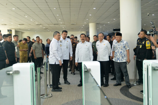 Percepatan Layanan Keimigrasian di Bandara Kuala Namu, Gubernur Sumut Bersama Menteri Imipas Launching Autogate