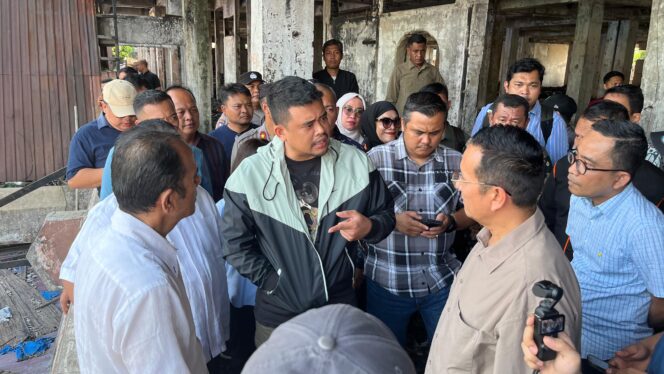 Gubsu Segera Bangun Pasar Horas Siantar yang Ludes Terbakar