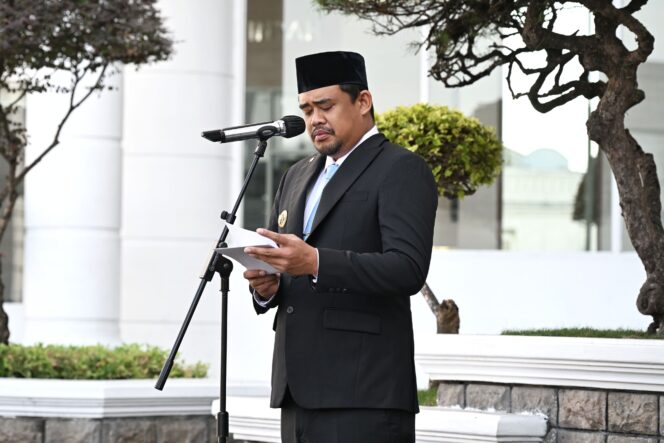 Gubernur Sumut Imbau Seluruh Kantor Pemerintah dan Swasta di Sumut Perdengarkan Lagu Indonesia Raya
