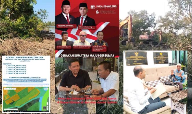GERSUMA akan Lapor ke Kejati Sumut Dugaan 23 SHM Dibiayai Negara di Lahan Diakui Milik Ibnu Haldun DKK di Belawan
