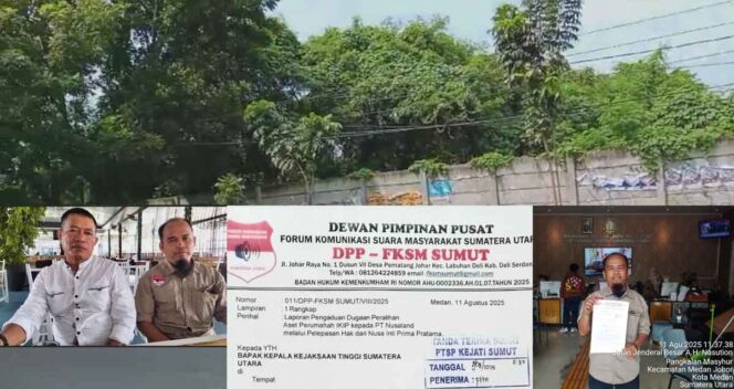 Dugaan Beralihnya Asset Perumahan Dosen & Pegawai IKIP ke Swasta Dilapor Ke Kejatisu, Mantan Kasi Penkum Mendadak Lupa