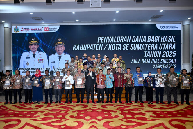 Pemprov Sumut Selesaikan Hutang DBH Rp674 M ke Kabupaten/Kota, Gubetnur Ingin Program Pemerintah Bisa Lebih Lancar