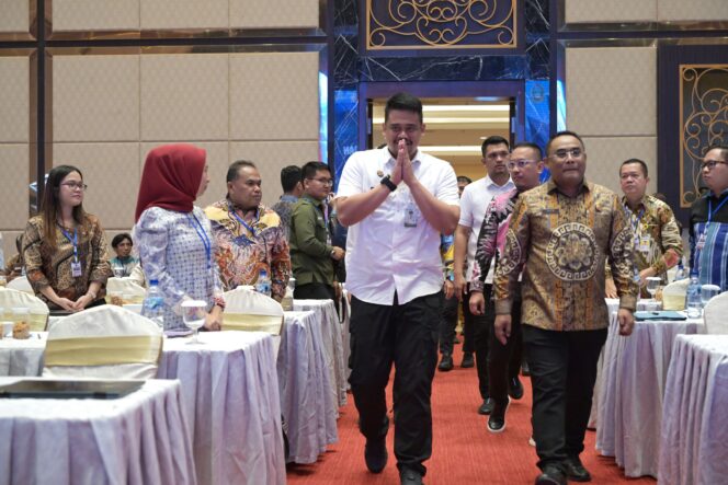 Peluncuran Layanan Peralihan Hak Atas Tanah secara Elektronik, Gubsu Tekankan Peran Kementerian ATR/BPN Krusial Jaga Stabilitas Keamanan