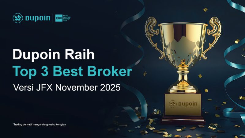 Dupoin Raih Top 3 Pialang dengan Volume Transaksi Terbesar November 2025 versi JFX