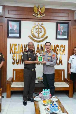 Awali Tugas, Kapolda Sumut Bawa Jajaran PJU Kunker ke Kejati Sumut
